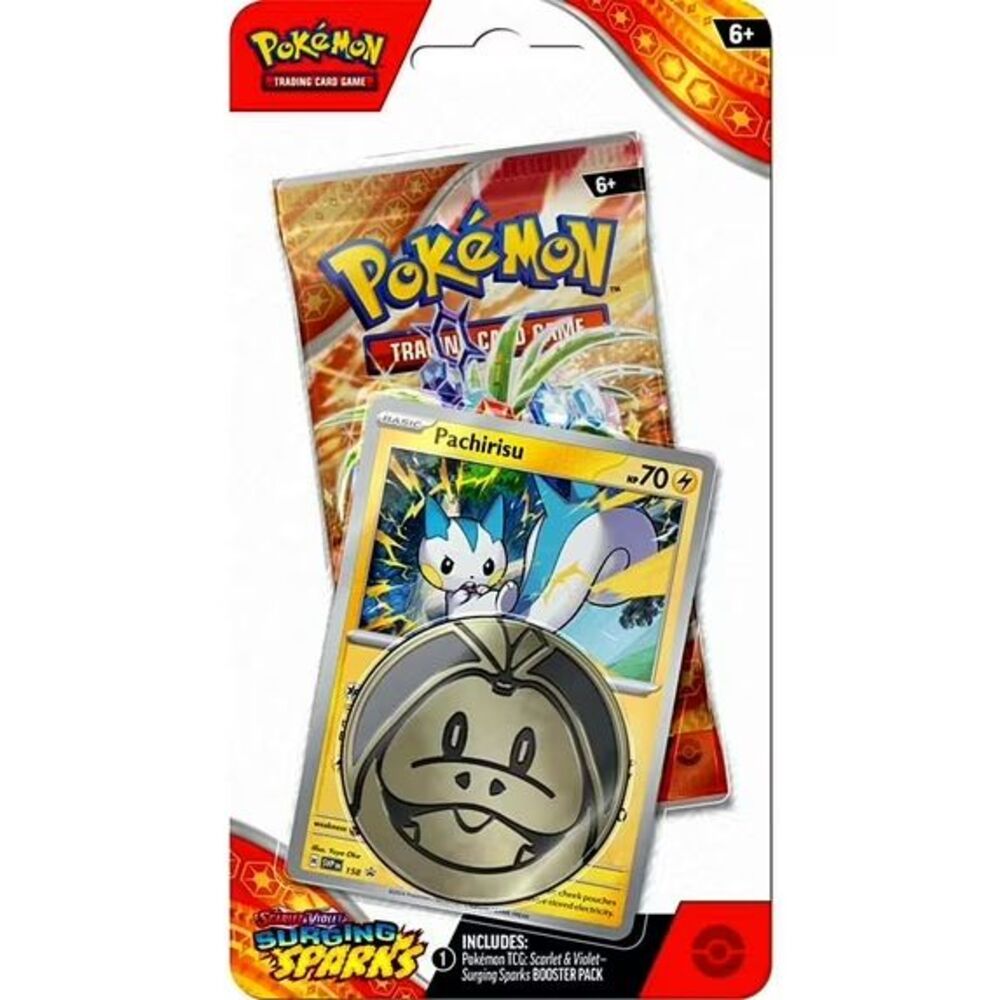 Pokemon SURGING SPARKS PACHIRISU COSMOS PROMO 158 Checklane Blister NEW SEALED